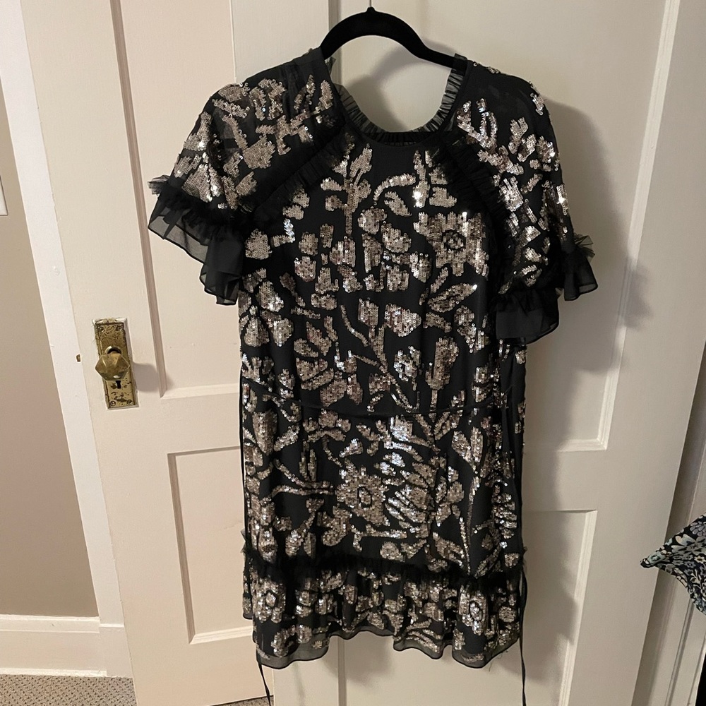 NWT needle and thread embellished dress.